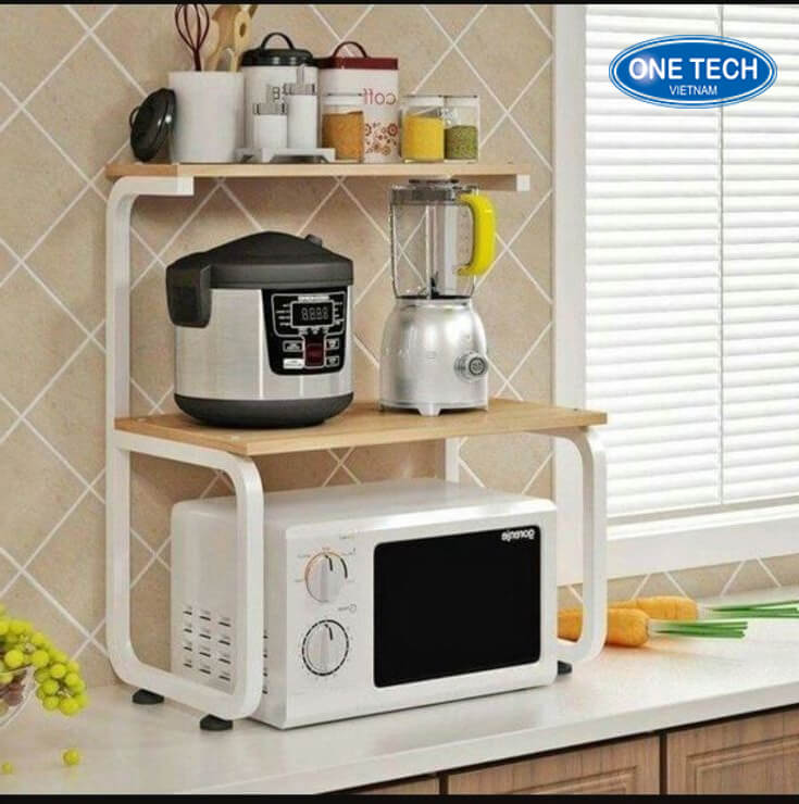 Kệ mini 3 tầng chứa lò vi sóng