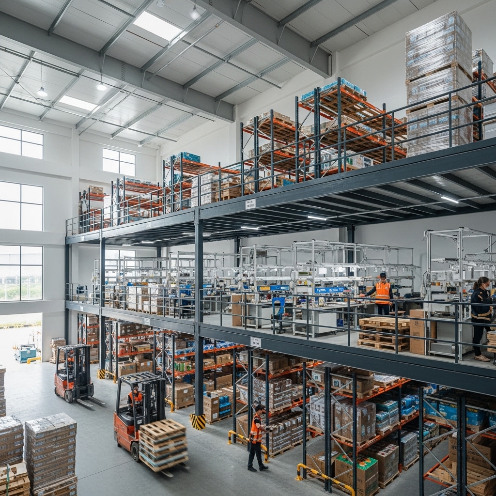 Các dòng sản phẩm kệ sàn Mezzanine phổ biến tại An Giang