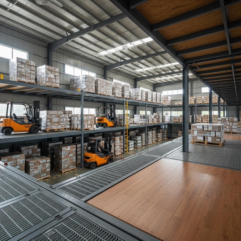 Đặc điểm kỹ thuật và cấu tạo kệ sàn Mezzanine An Giang