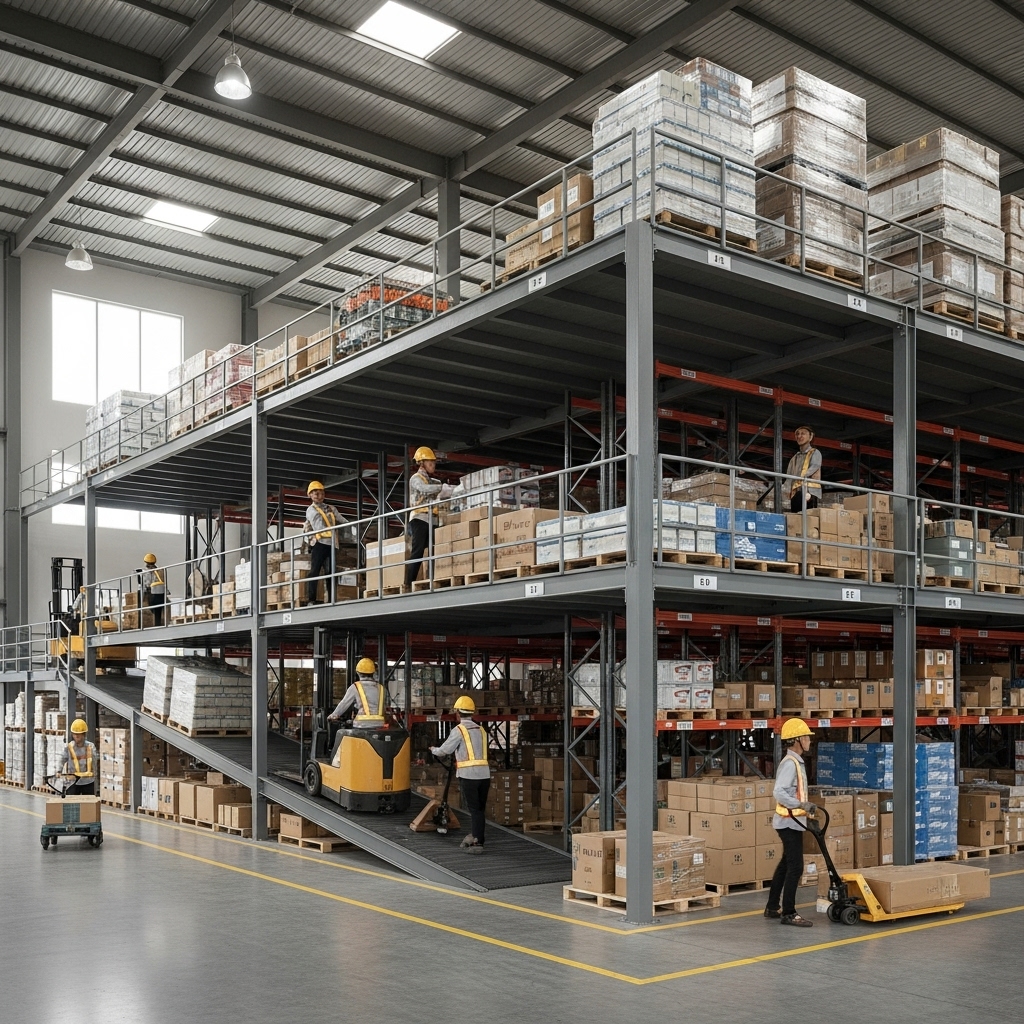 Giới thiệu về Kệ sàn Mezzanine An Giang – Giải pháp tối ưu không gian kho