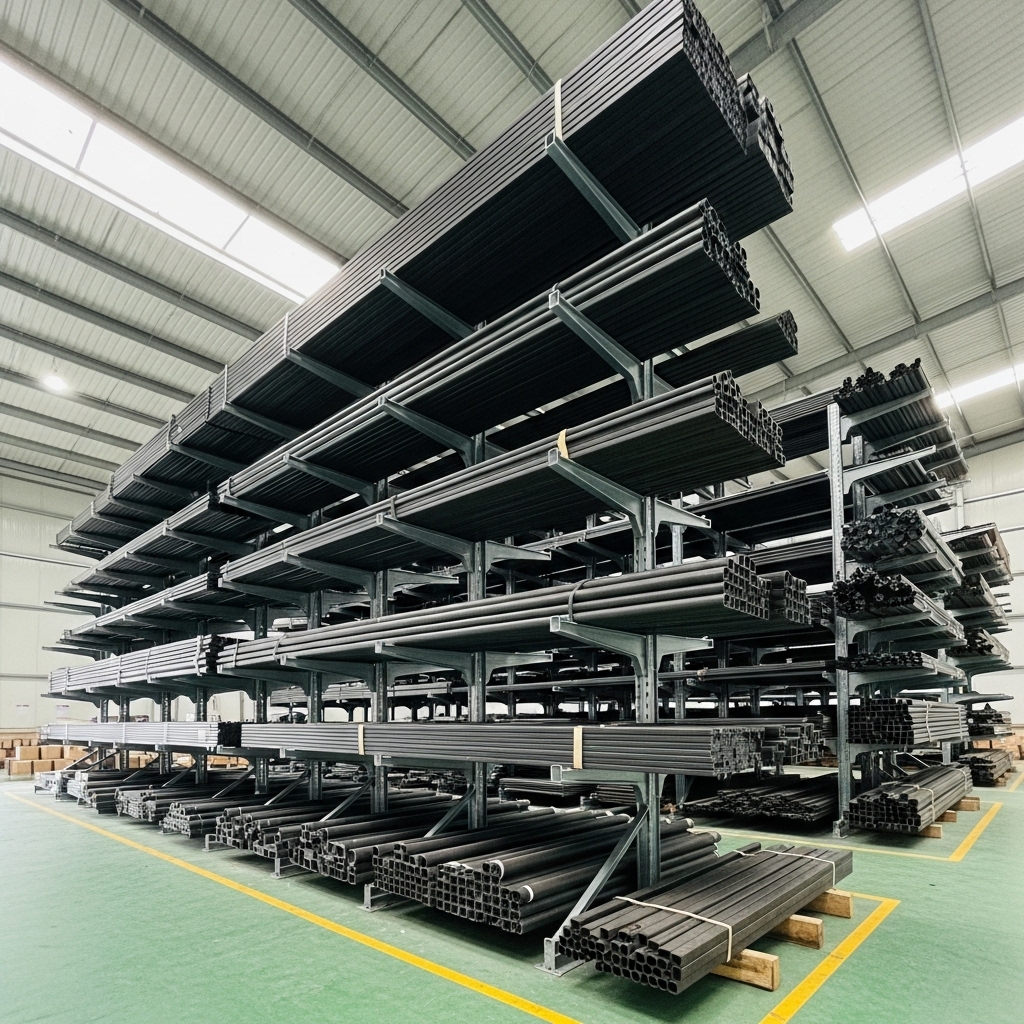 Kệ tay đỡ OneTech lắp đặt trong kho hàng tại An Giang