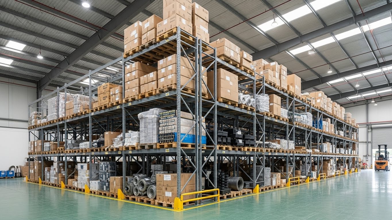 Minh họa bảng báo giá kệ kho hàng tại An Giang