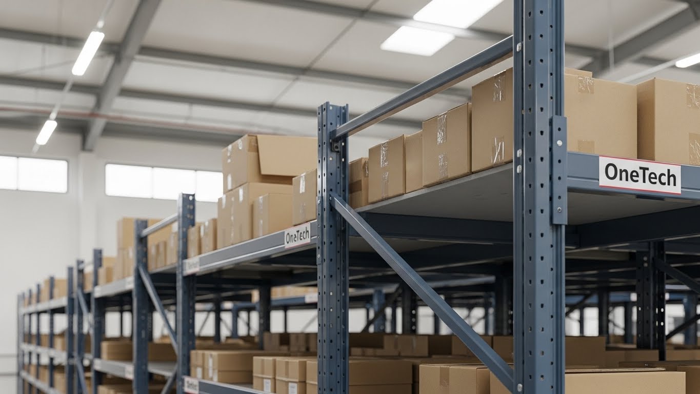 Kệ lưu trữ hàng hóa tải trọng vừa tại kho hàng An Giang Chi tiết tầng kệ trung tải chịu tải vừa