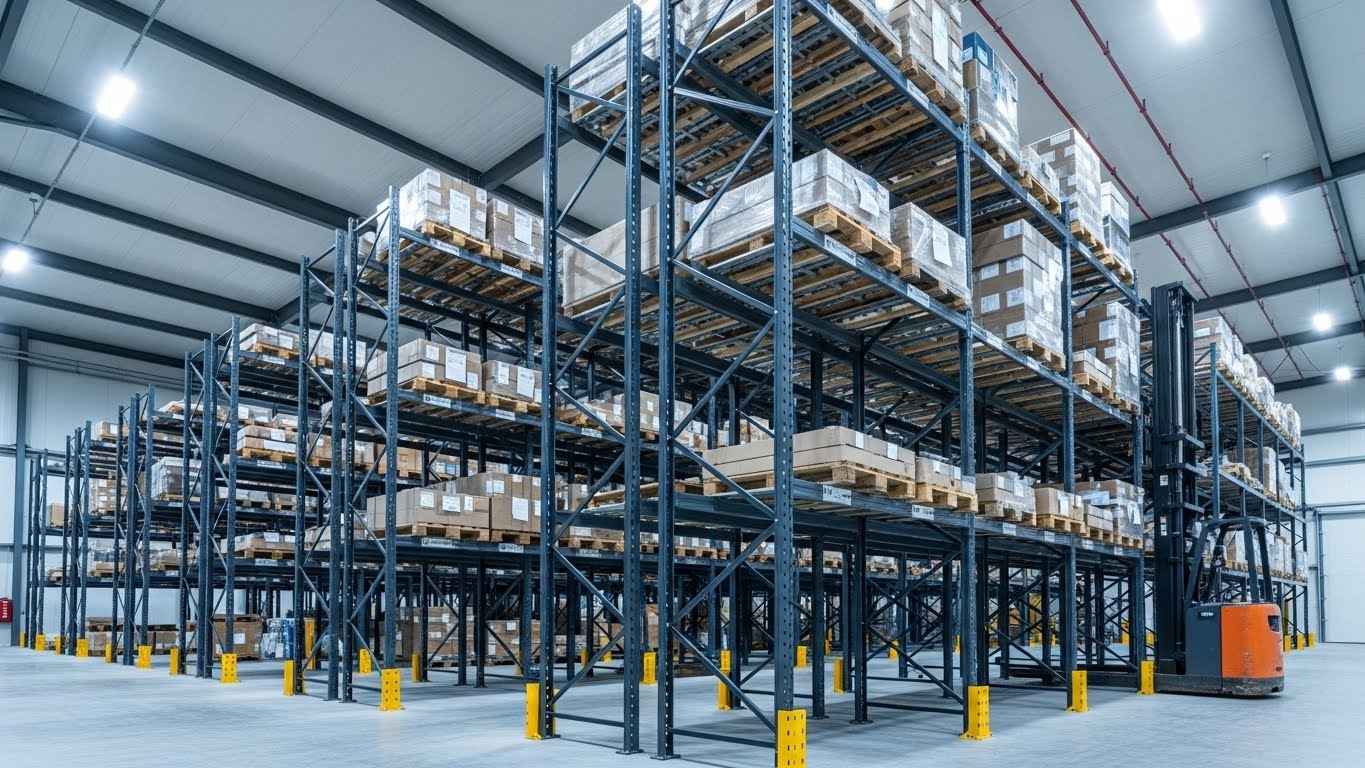 Kệ pallet Drive In cho kho đông lạnh và kho công nghiệp