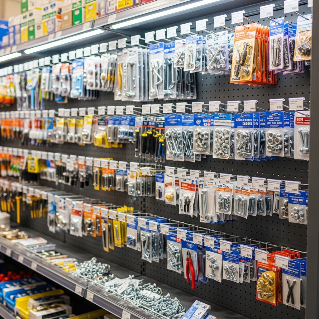 Kệ móc treo trưng bày dụng cụ cầm tay