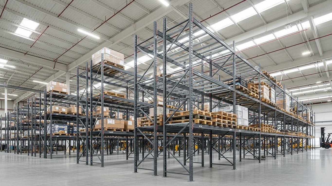 Hệ thống kệ Selective trong kho công nghiệp