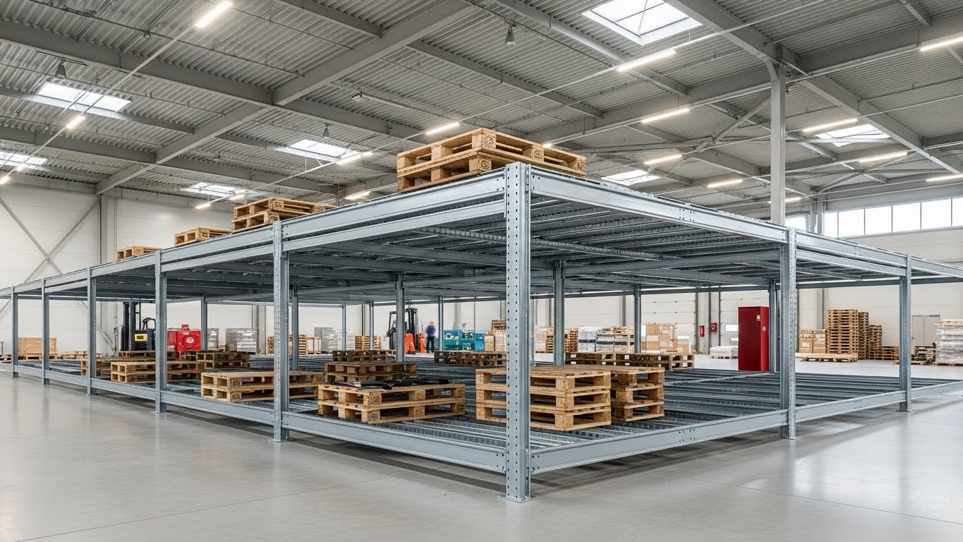 Kệ sàn Mezzanine tận dụng chiều cao kho