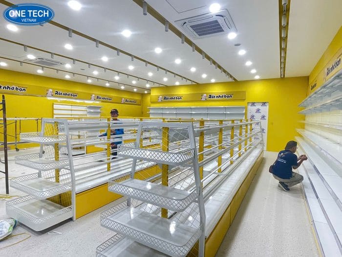 Kệ siêu thị thiết kế theo yêu cầu 