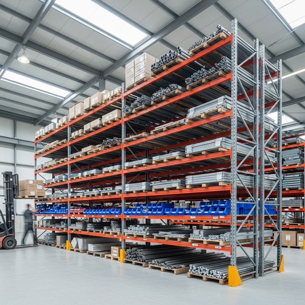 Kệ trung tải lưu trữ thiết bị máy móc nặng