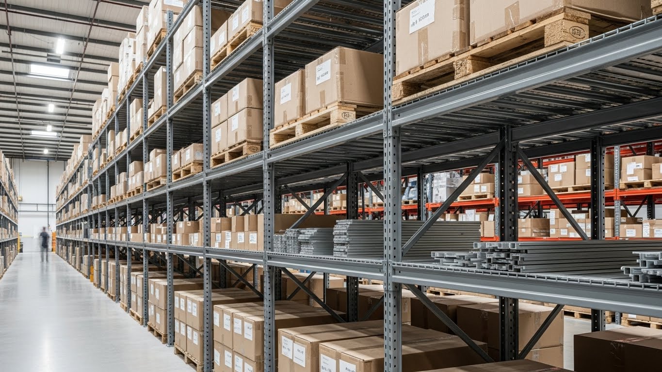 Dãy kệ trung tải nối tiếp tối ưu không gian kho