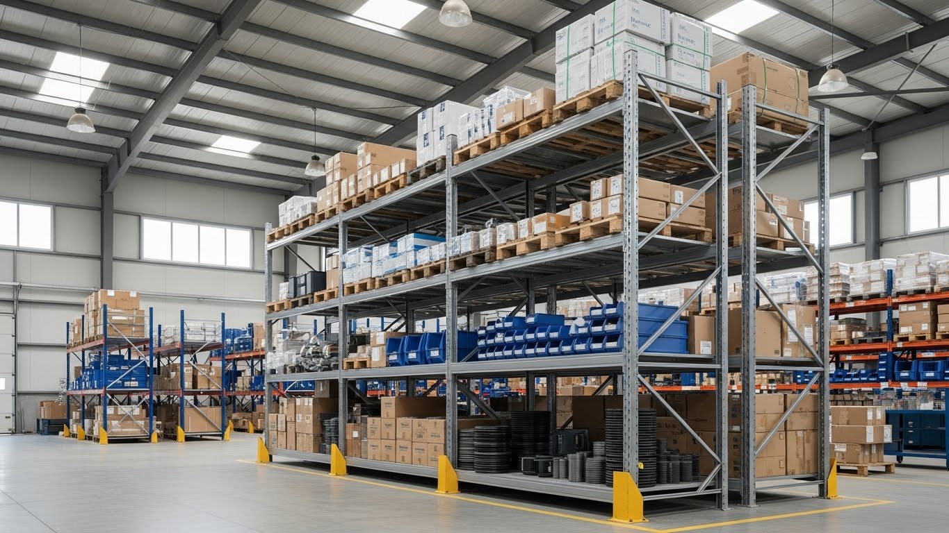 Tối ưu không gian kho với kệ trung tải OneTech tại An Giang Kho hàng sử dụng kệ trung tải OneTech tại An Giang