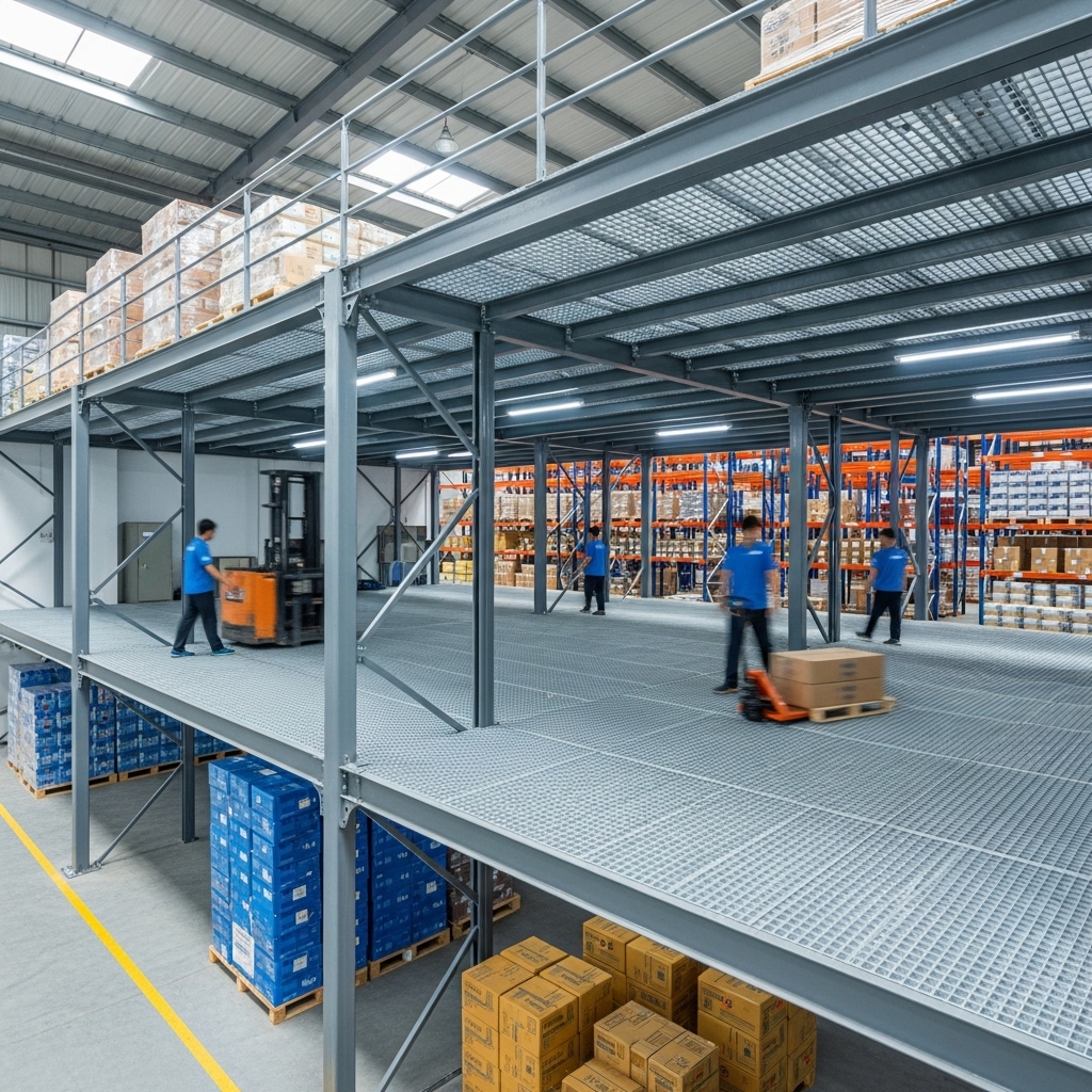 Tiêu chí cần biết khi lựa chọn Kệ sàn Mezzanine cho kho hàng tại An Giang