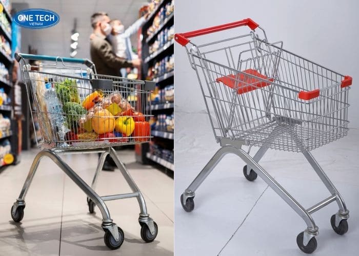 Xe đẩy siêu thị An Giang 125L