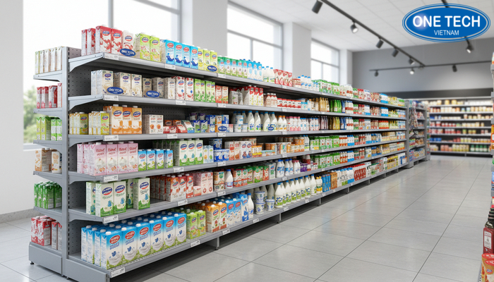 Bảng giá tham khảo kệ trưng bày sữa tại An Giang