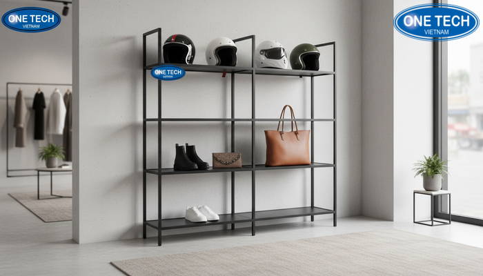 Kệ để giày dép và mũ bảo hiểm đa năng tiết kiệm diện tích