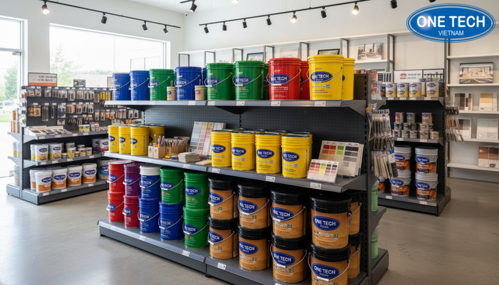 So sánh kệ sắt, kệ khung sắt mâm gỗ, kệ ván ép và kệ treo tường khi trưng bày sơn nước