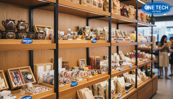 Tiêu chí chọn kệ trưng bày đồ lưu niệm Tiêu chí chọn kệ trưng bày theo chất liệu, kích thước, tải trọng và thẩm mỹ