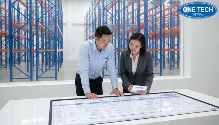 Bảng tham khảo kích thước và tải trọng kệ double deep theo nhu cầu kho