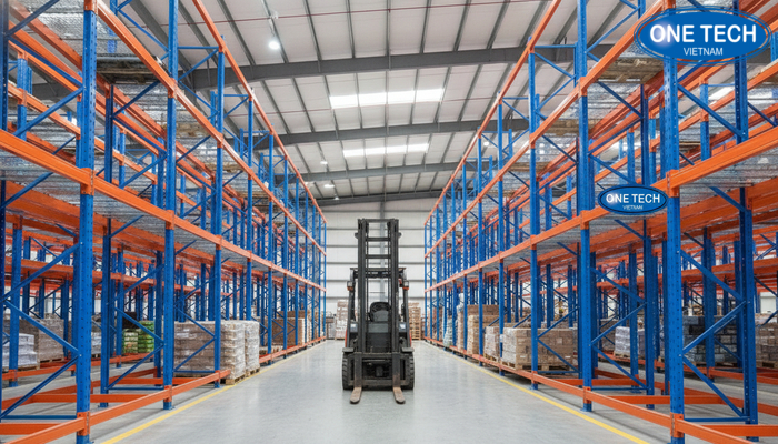 Cấu tạo kệ selective Minh họa cấu tạo kệ selective gồm khung và beam