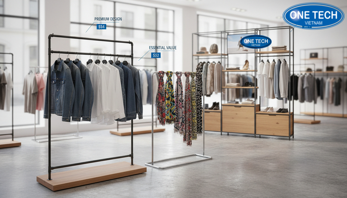 Giá kệ shop thời trang theo loại Biểu đồ giá kệ shop thời trang theo nhóm kệ treo kệ đứng kệ đa năng