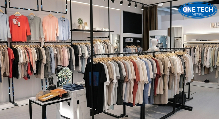 Kệ treo quần áo bền đẹp dạng đơn đôi Giá treo quần áo đơn và đôi cho shop thời trang
