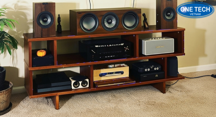 Ke trung bay loa bang go MDF phu melamine