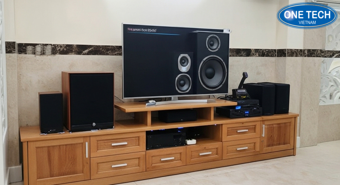 Mau ke trung bay loa thuc te thi cong tai An Giang